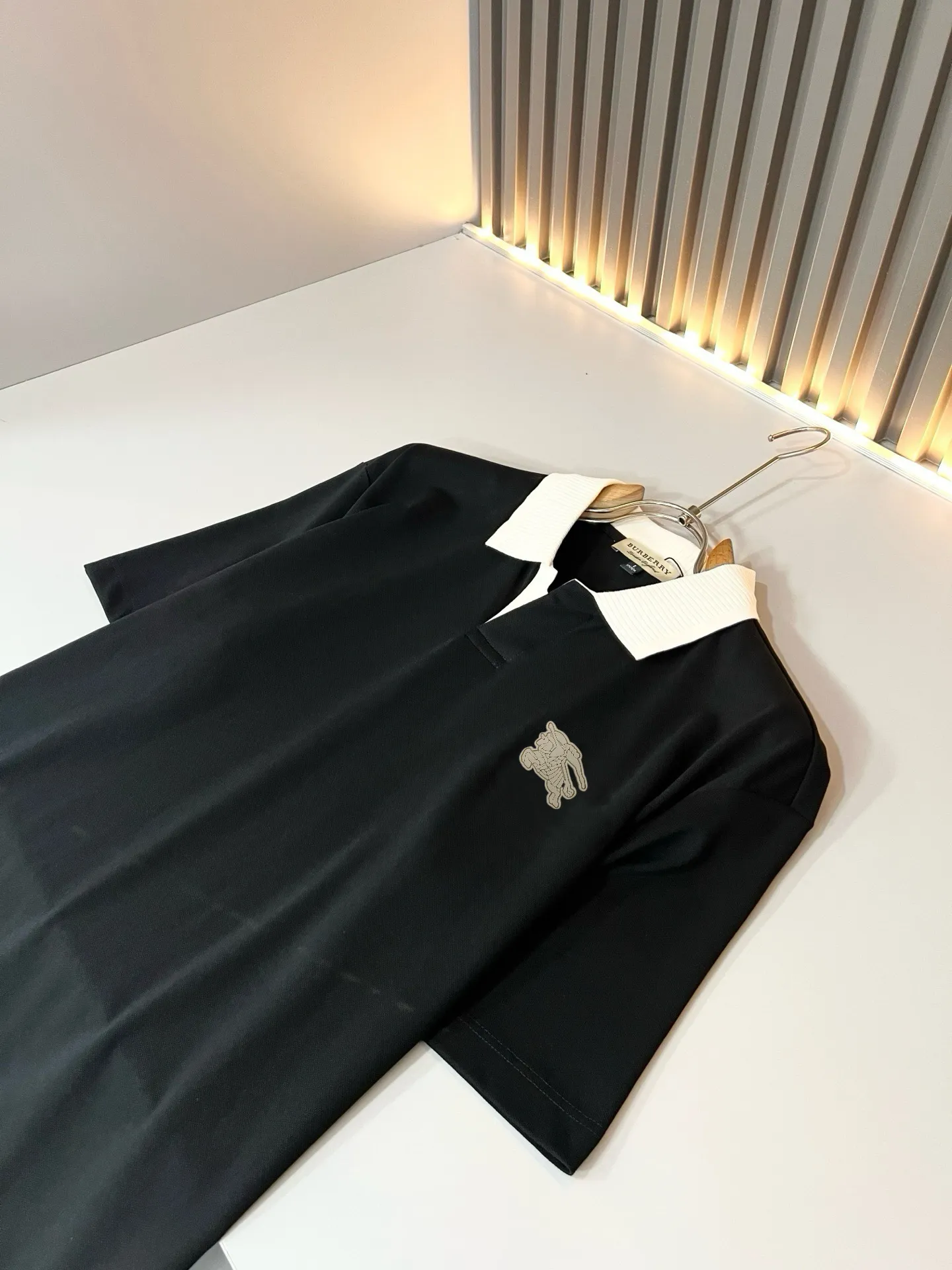 P125， Bur*erry * 2026 New Arrival Polo ， ！ , ！ ！ Breathable , ！ logo ！ ! ！ Premium .Size:M-3XL